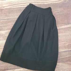 Jamie black skirt wool blend sz 14